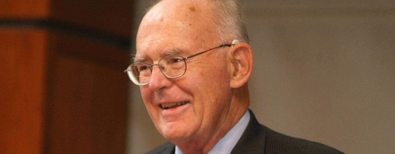 Gordon Moore at the Chemical Heritage Foundation in 2005.